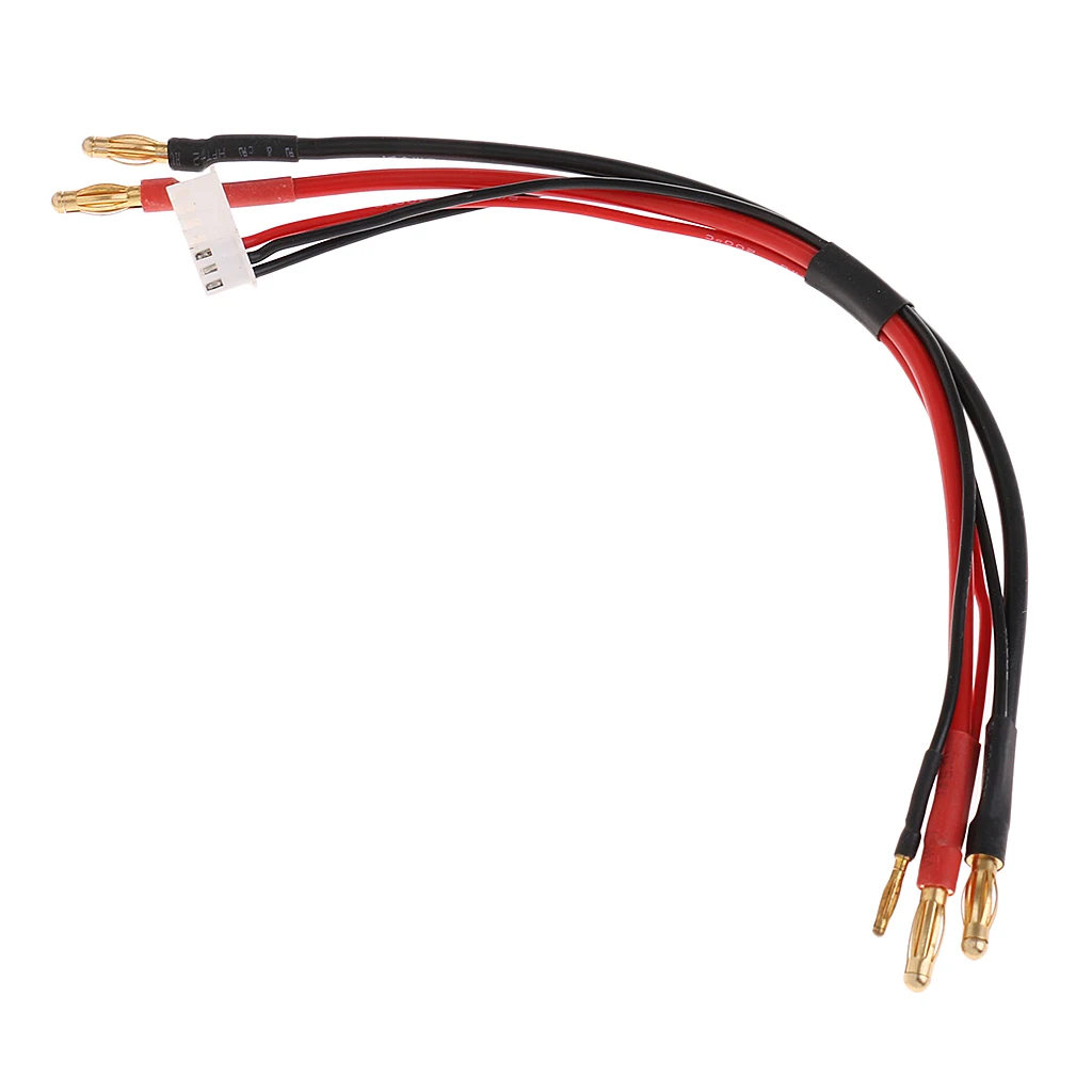 Balance Cable for RC Lipo Battery 2S Car Pack 4mm/2mm Banana Plug Connector