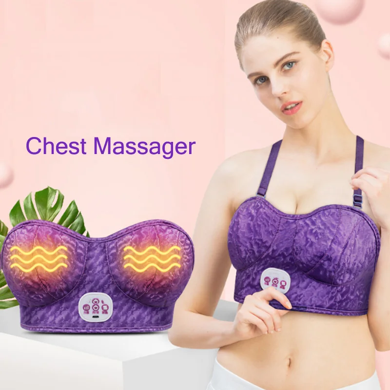 Electric Breast Enlargement Instrument Breast Massager To Enlarge Breast Physical Massage Underwear Vibration Massager