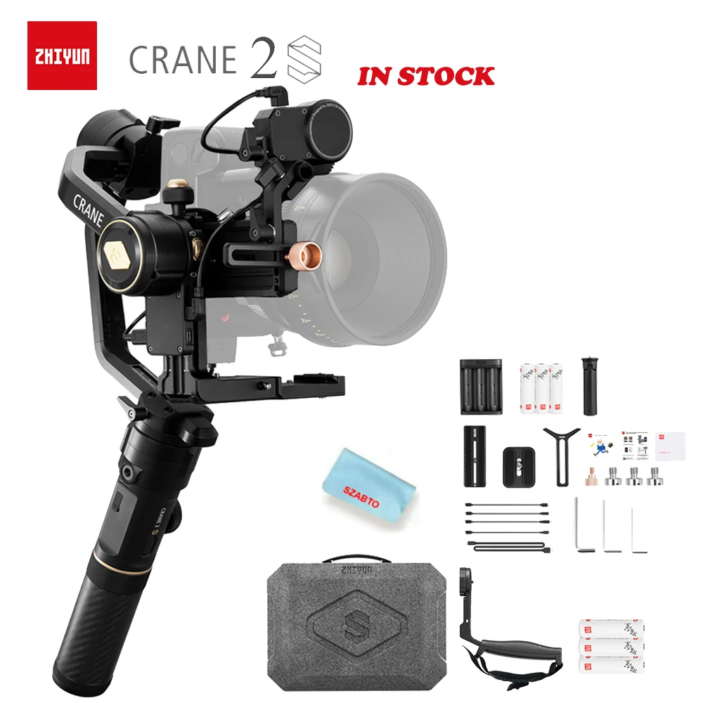 Zhiyun Crane 2S Stabilizer 3-Axis Handheld Gimbal Bluetooth 5.0  For Canon Sony Nikon DSLR Camera Crane2S