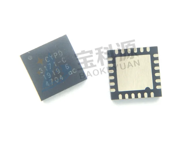 CYPD3171-24LQXQ USB Type-C controller interface chip IC package QFN-24