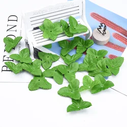 100 Pieces Candy Box Home Decoration Accessories Artificial Flowers Wedding Bridal Accessories Clearance Leaves Flowers for Room