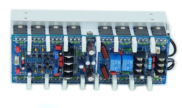 V162 600W+600W High power dual channel HiFi power amplifier board 5200 transistor