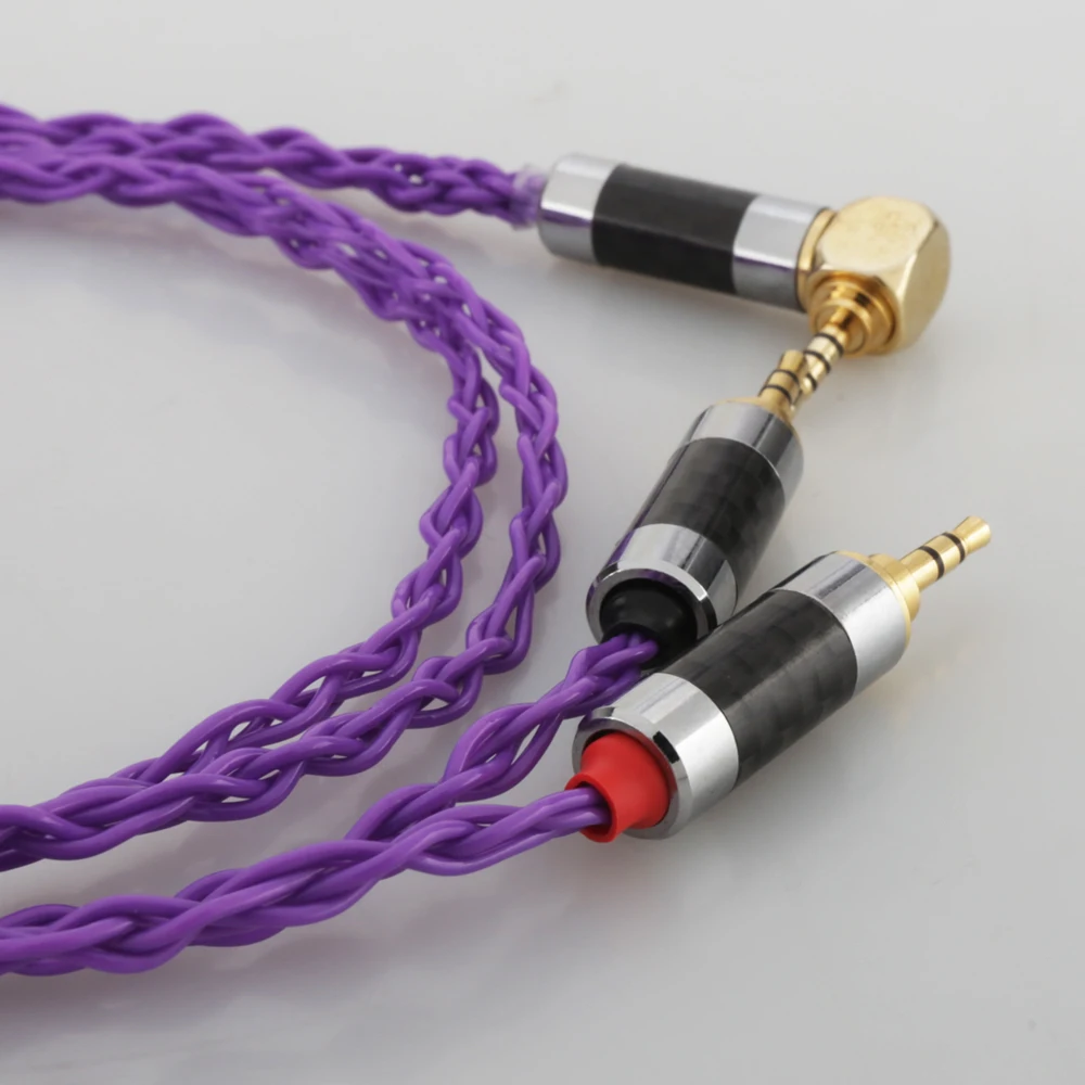 2.5mm Right angled Balanced Male to Dual 2.5mm Male Compatible with Hifiman HE400S, HE-400I, HE-400i （Dual 2.5mm Version, HE560)