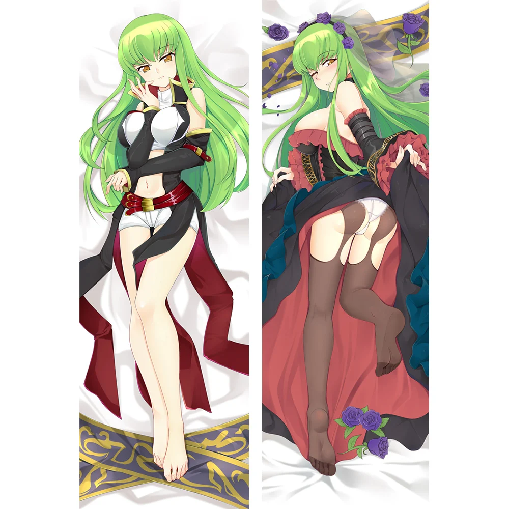 

Anime Characters Code Geass, Lelouch of the Rebellion C.C. Dakimakura Body Pillow Case, Home Bedding Decorative