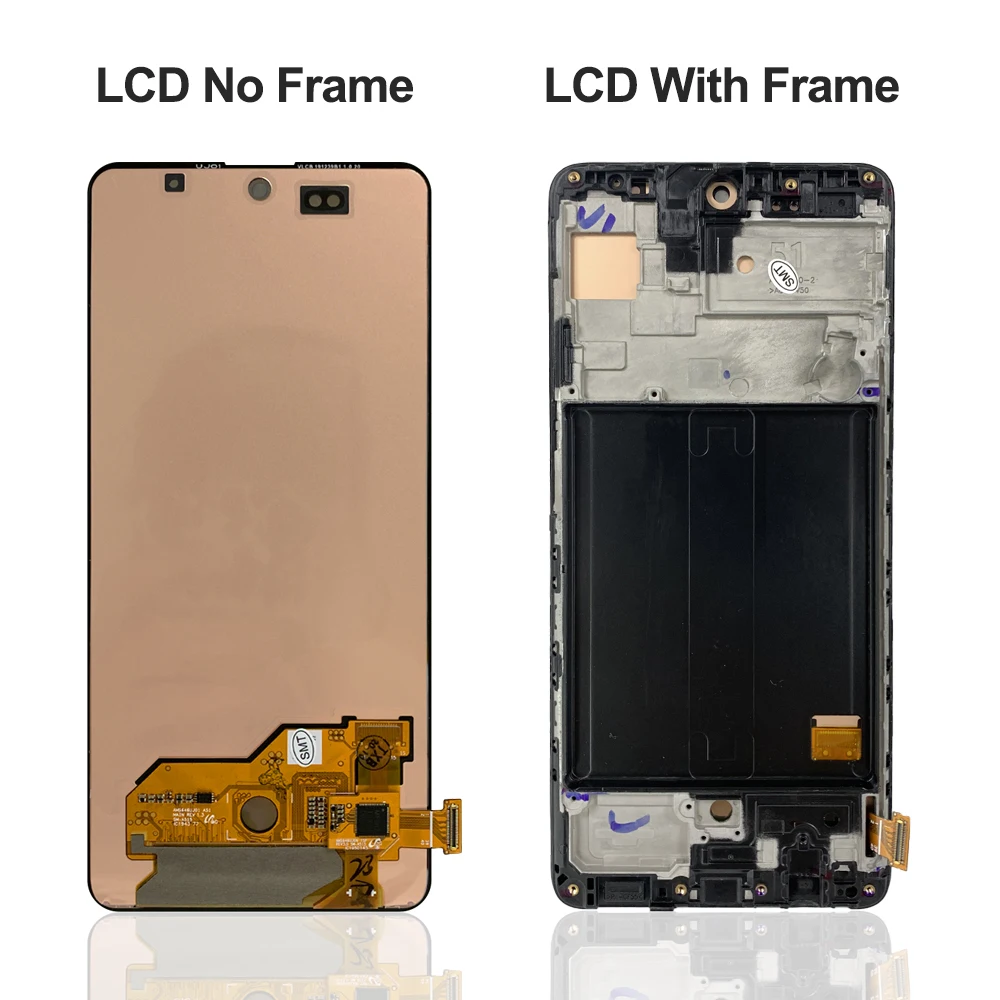 For Samsung A51 lcd display with Sensor Assembly A515 lcd display Assembly A515F A515FD A515FN/DS Screen With Frame