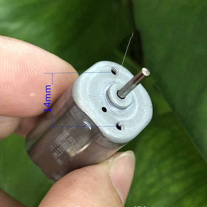 Micro 6-pole rotor Silent electric Motor DC 12V~24V 6400RPM 18mm Square DC Motor