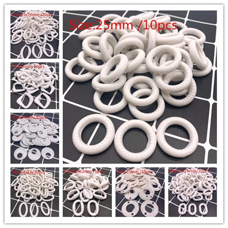 New Multiple White Acrylic Chain Links DIY Charm Accessories for Jewelry Makin