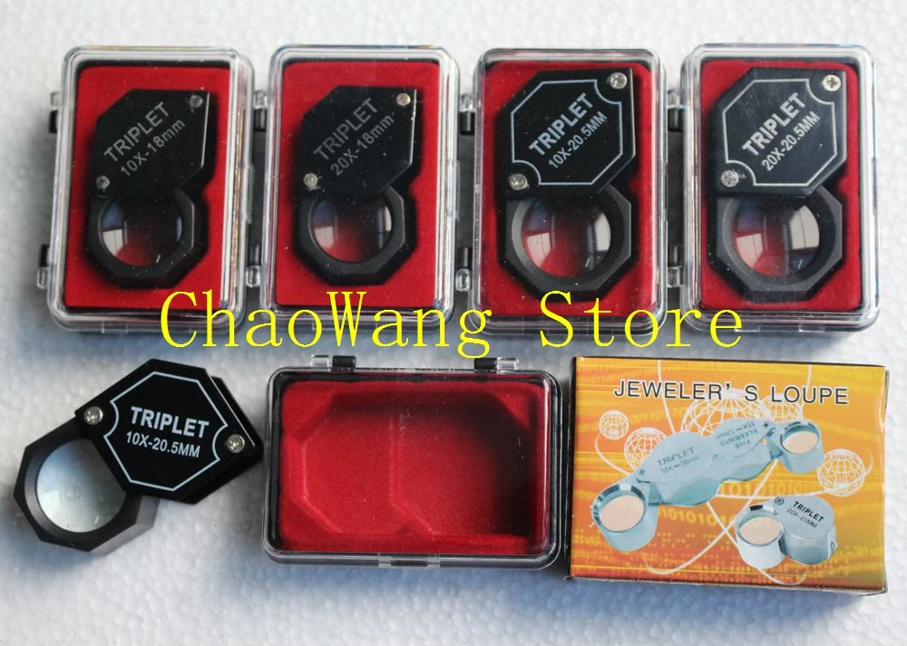 Lupa de joalheria 1 peça, lupa hexagonal