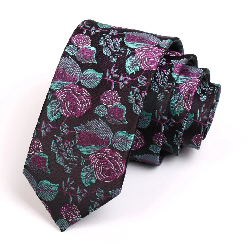 

New Arrivals Men's 6CM Tie Fashion Floral Ties for Men Business Suit Work Neck Tie High Quality Casual Formal Necktie Gift Box