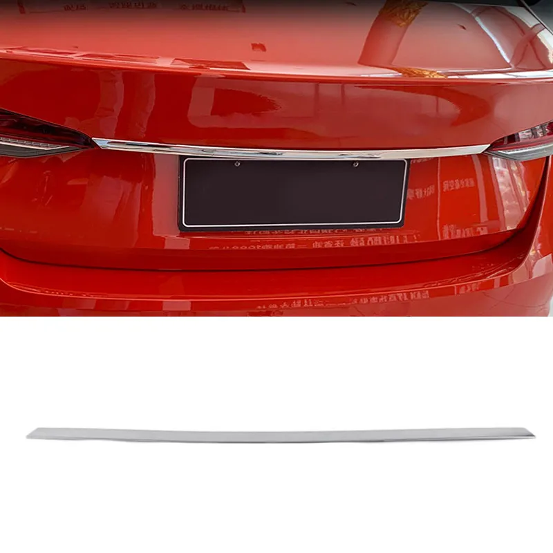Vtear Naklejka na tylne drzwi samochodu w chromowanym stylu Naklejka na tylny zderzak drzwi bagażnika Auto Części zewnętrzne Akcesoria do Skody Octavia Pro A8 — zdjęcie 5