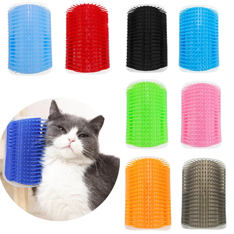 Explosive Pet Corner Hair Rubbing Device Massage Cat Brush Scratching Comb