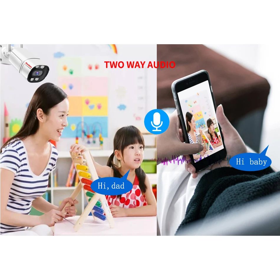 WiFi IP Camera Security  0utdoor Video Surveillance Camera Wifi CCTV Wireless Audio Outdoor Camera Indoor Woterproof HD 3MP 5MP