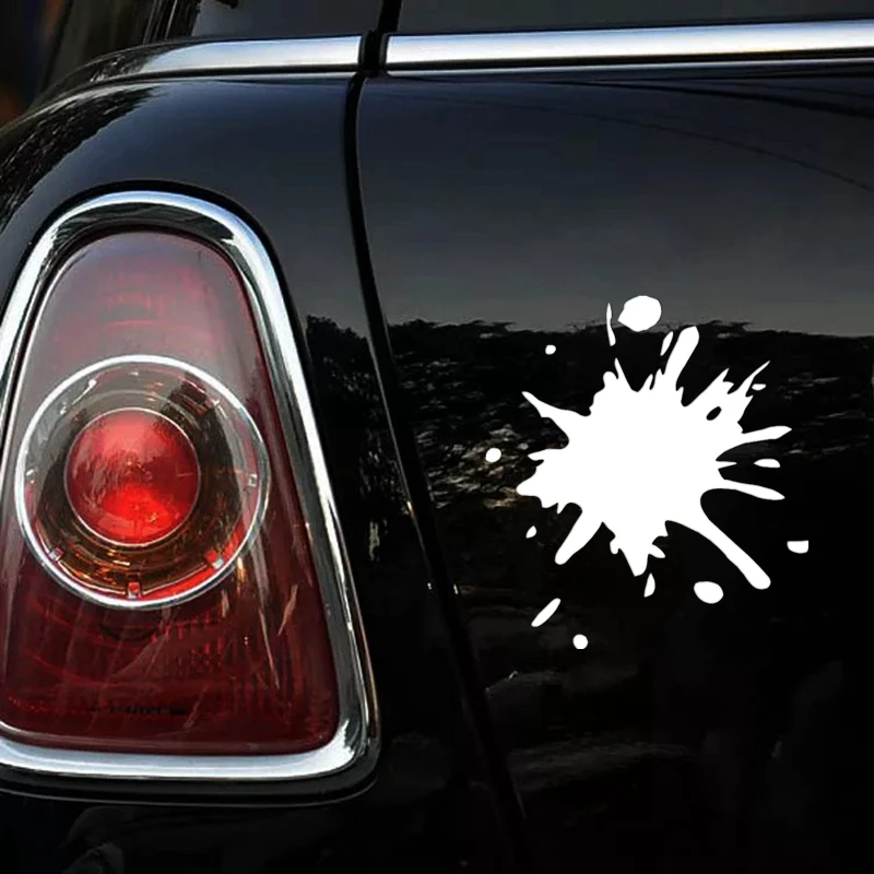 40495 # cortado vinil decalque blot etiqueta do carro à prova dwaterproof água decorações de automóveis na janela traseira do amortecedor