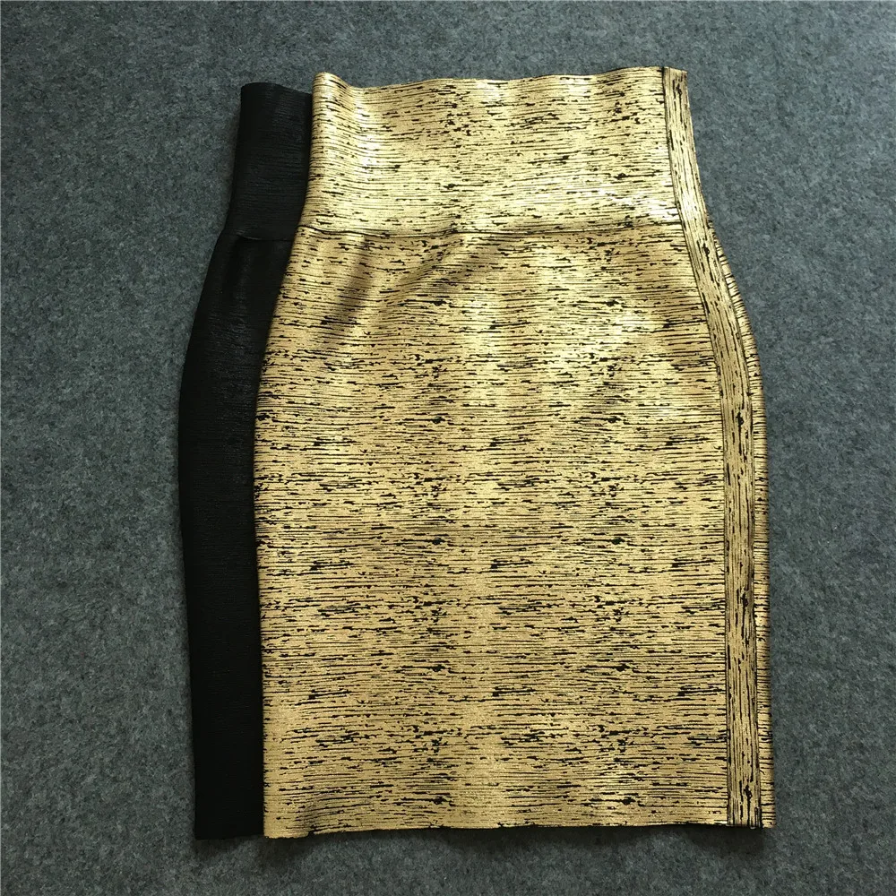 Faldas de vendaje a la moda para mujer, faldas sexys de verano, Bodycon negro para fiesta y Club de celebridades, novedad de 2020