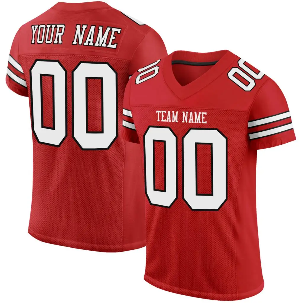 Personalized Football Jersey Print Your Name/Number Athletic Practice Tee Shirts for Male/Female/Youth Rugby Jersey
