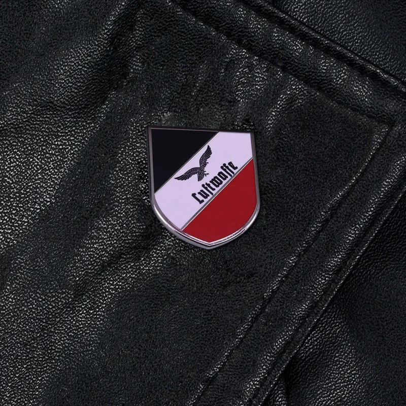 وحدات شارة النسر القوات الجوية الألمانية ، درع luftwpoo ، دبوس ثلاثي الألوان ، والمجوهرات