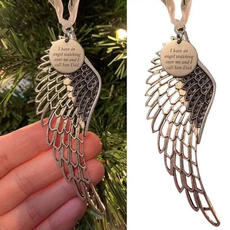 Angel Mom Memorial Ornament Christmas Tree Hanging Pendants  Pendants For Remembrance Lost Loved Ones Keepsake Gift Jewelry