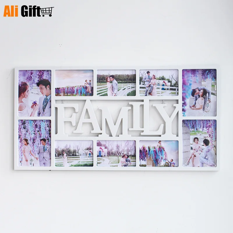 Hot Selling Newest A European Style Creative Conjoined Frame Lovefamily Photo Wall Studio Wholesale Popular Style Supply