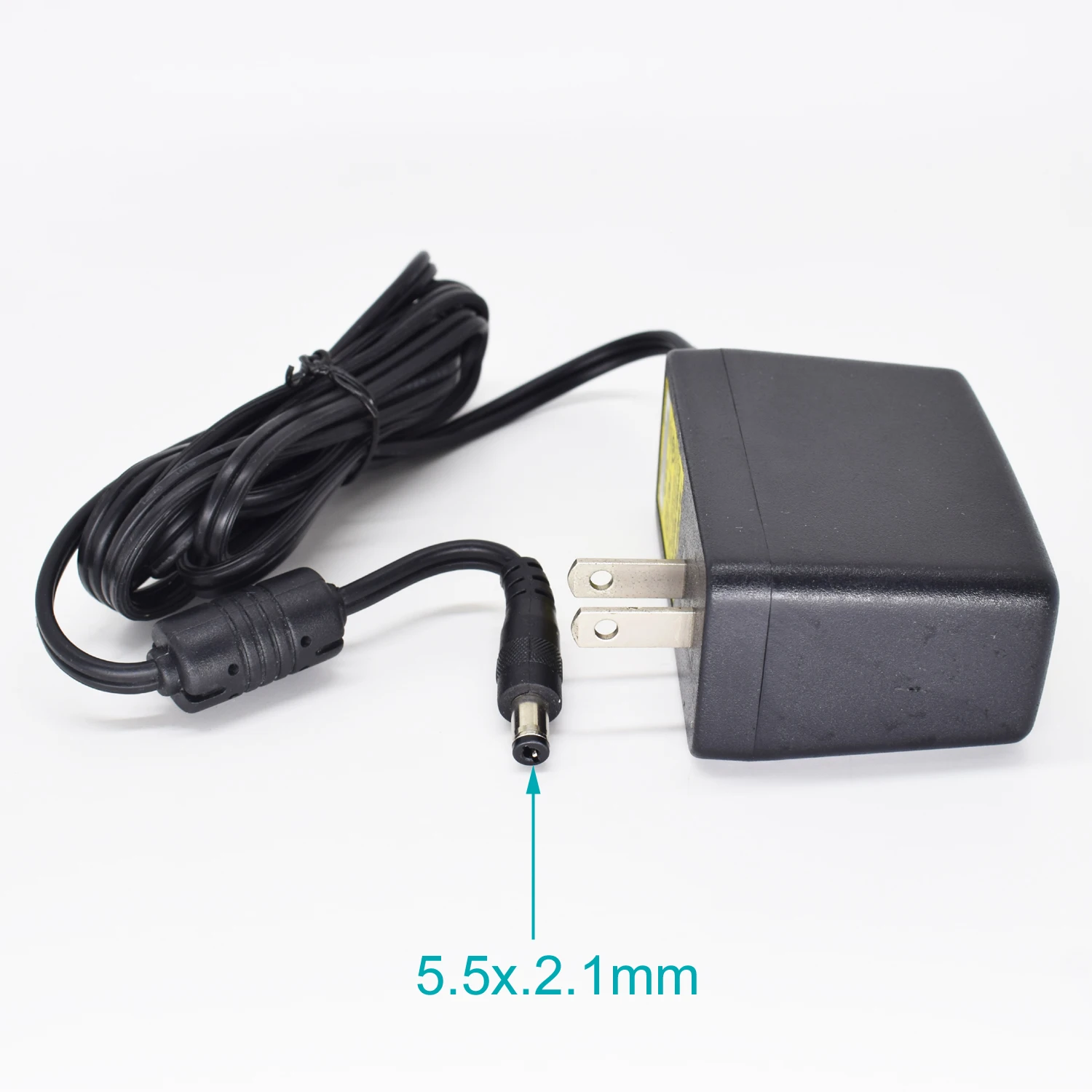 

1pc Action Tec 5V 3A US Switch Power Adapter To 5.5x2.1mm DC Power Supply Cable