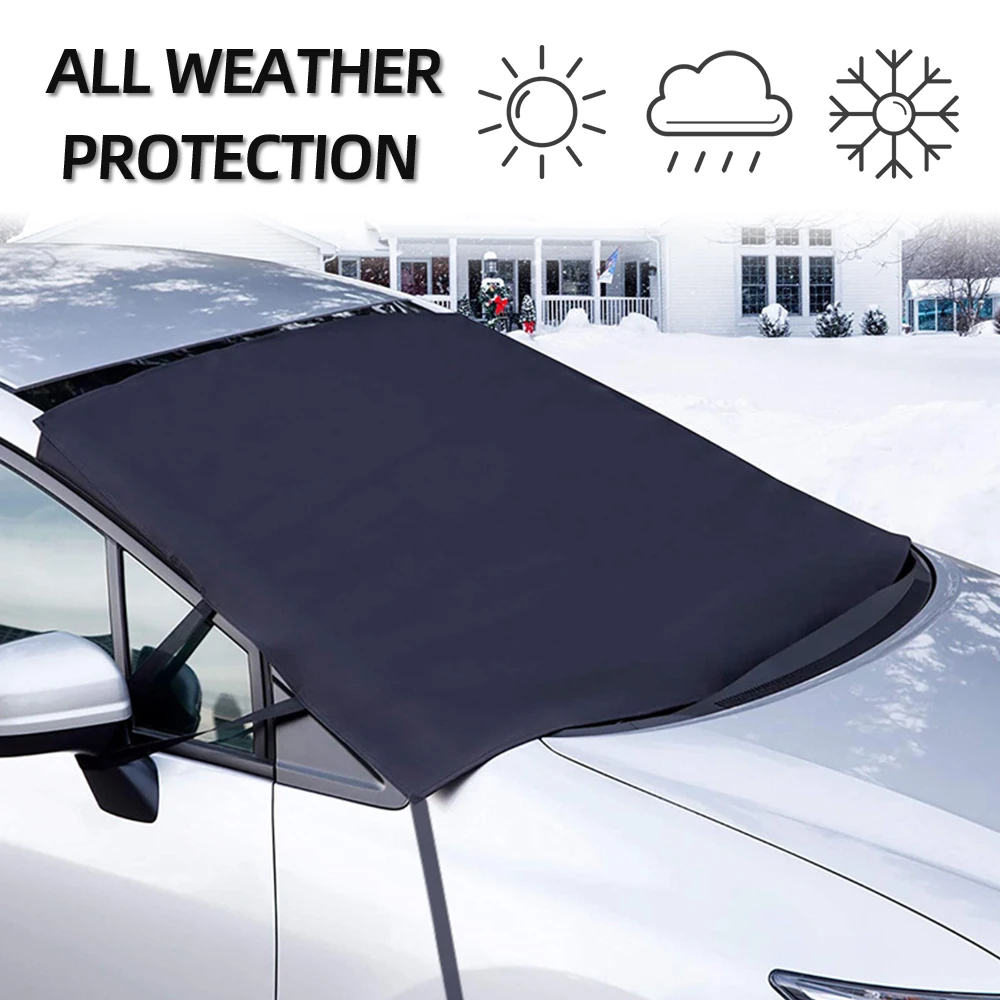 Cam kar örtüsü buz kaldırma kış yaz otomatik güneş-gölge evrensel Fit için kamyon SUV Van araba aksesuarları ön cam