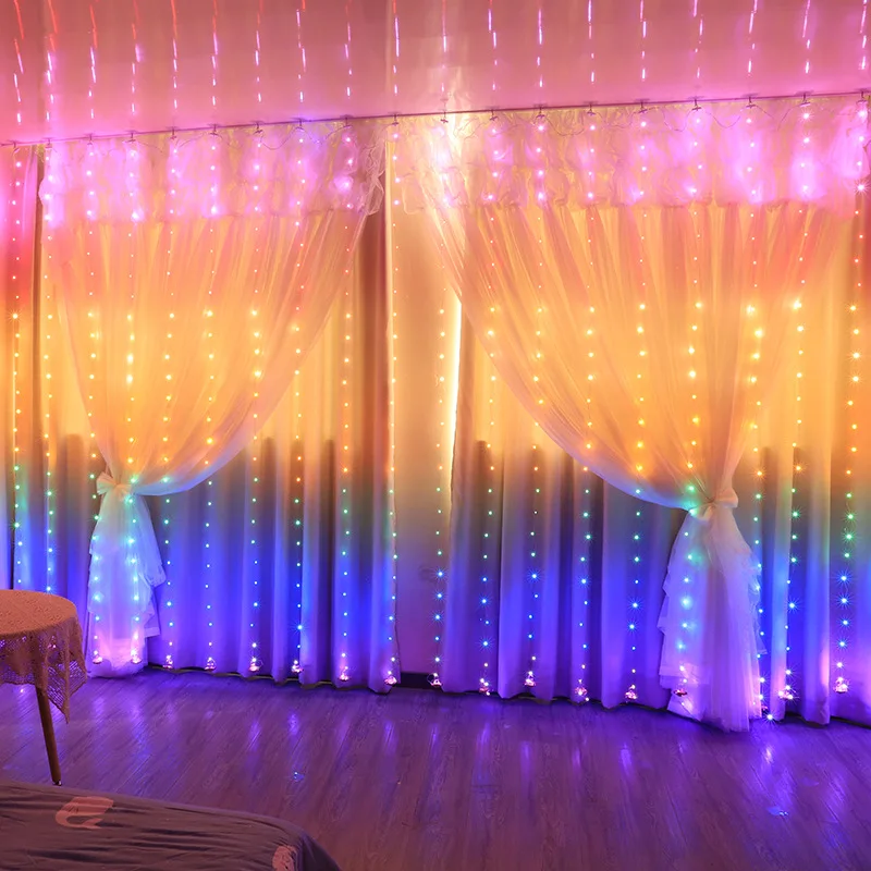 LED Rainbow Curtain Lights 2