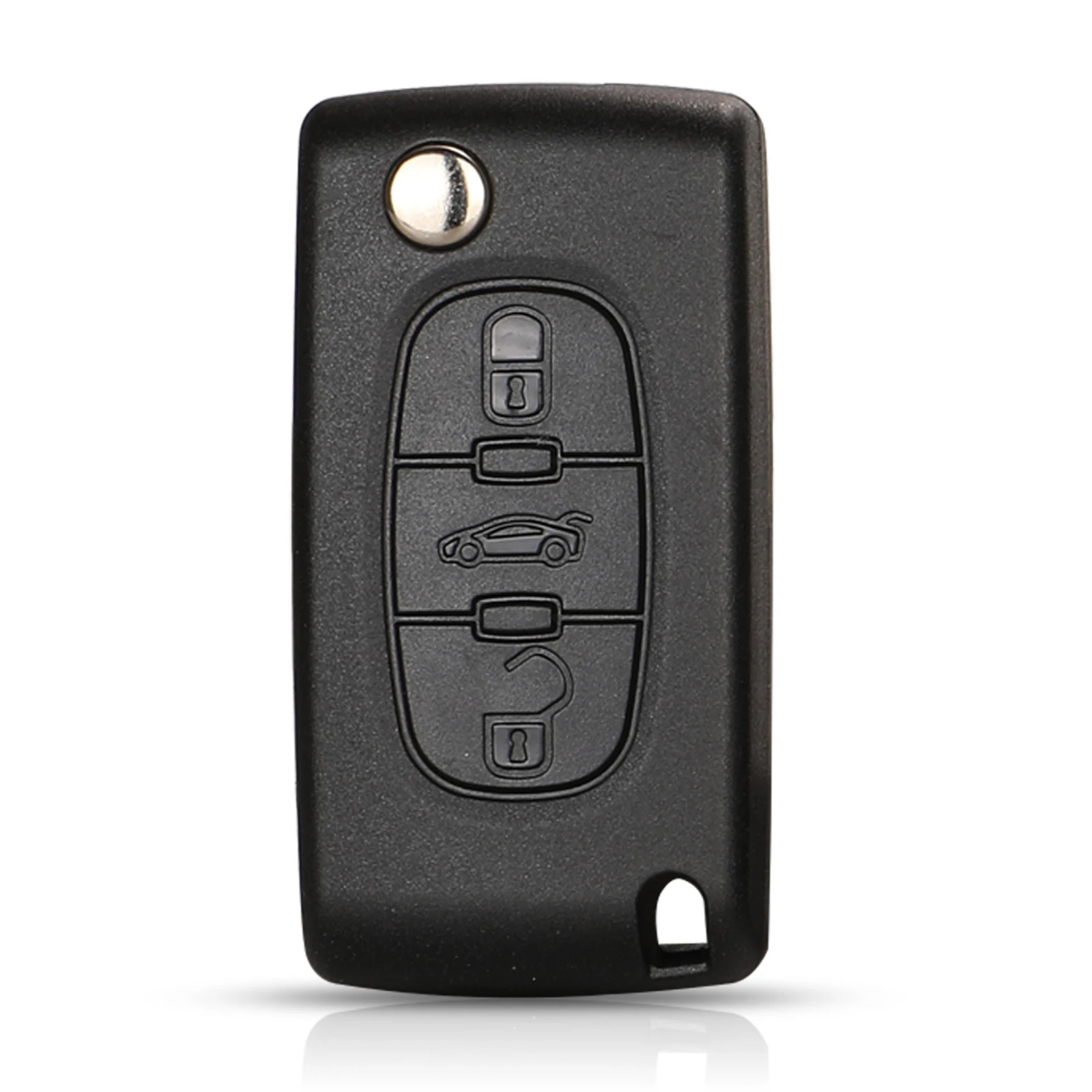 Jingyuqin 접이식 시트로엥 푸조 607 406 207 307 2/3 버튼 CE0523/CE0536 함께 NE78 블레이드