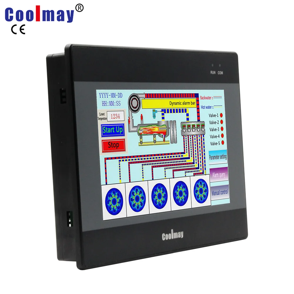 Coolmay TK6070FH HMI Touch Screen 7 inch 800*480 touch panel new Human Machine Interface 8 axis cnc hmi plc controller