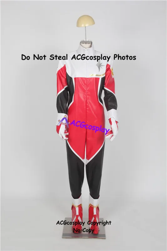 Gundam Mobile Suit Gundam Destiny Shinn Asuka Cosplay Costume acgcosplay faux leather costume