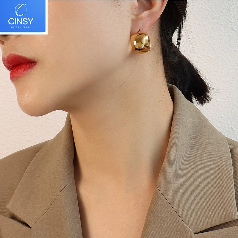 

CINSY Jewelry Stainless Steel Earrings Jewelry For Women Kolczyki Brincos Piercing Christmas Aretes Earrings For Women Pendiente