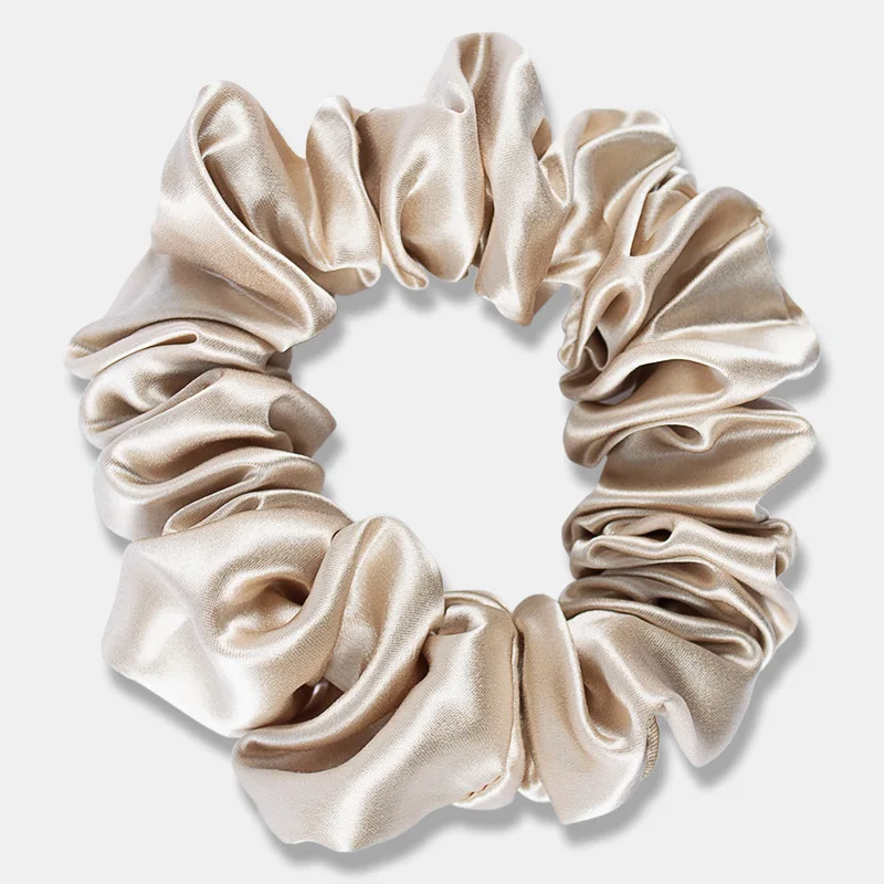 100% real silk 22 momme 3.5cm scrunchie hair accessories Hair band Fashion hair ties girls accessories Head dress ladies Hoop