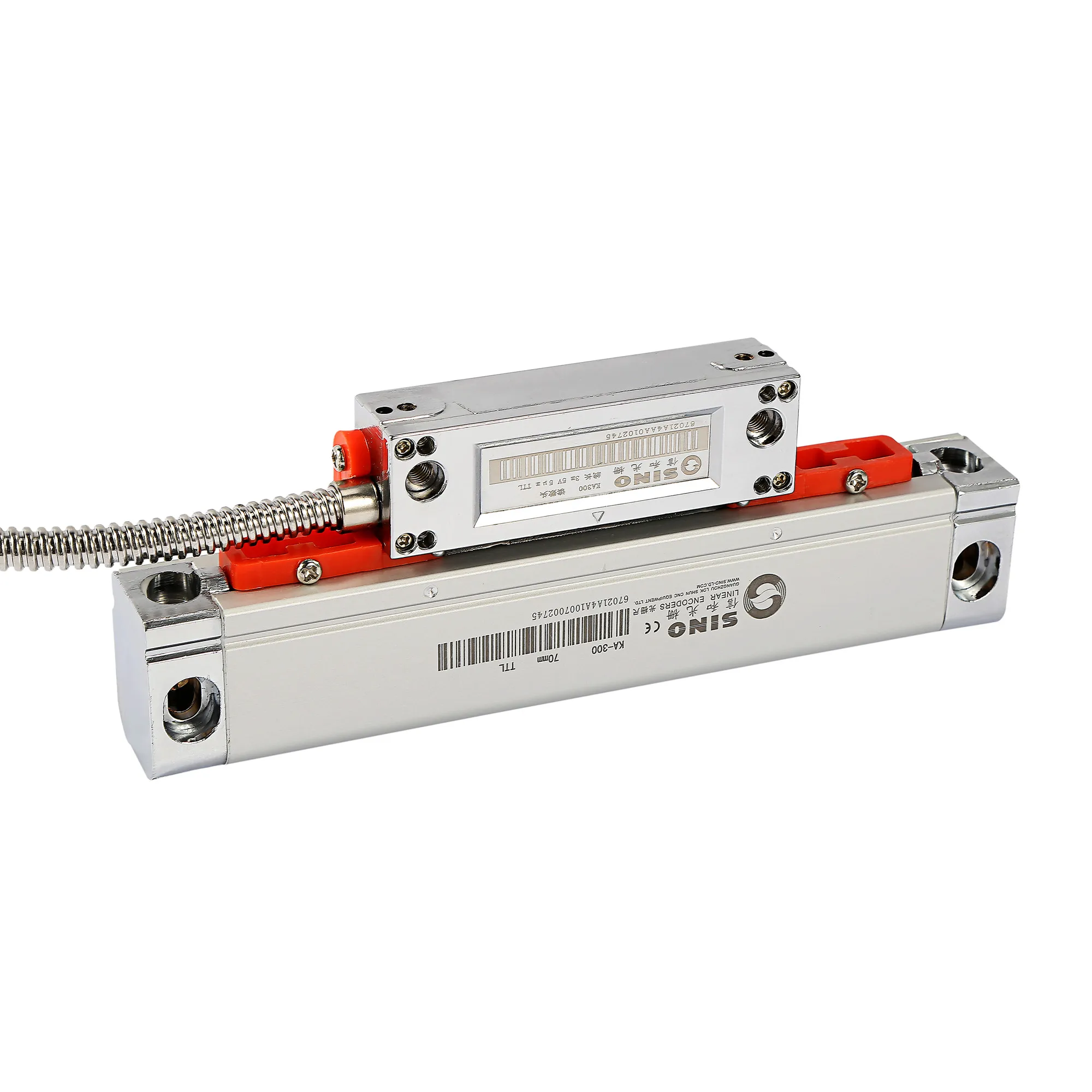 Imagem -06 - Sino Dro Kit para Torno de Usinagem 0.005 mm 0.001 mm Leitura Digital de Eixos Dro Mais Ka300 Codificador Linear Mais Ka500 Escala Linear Fina