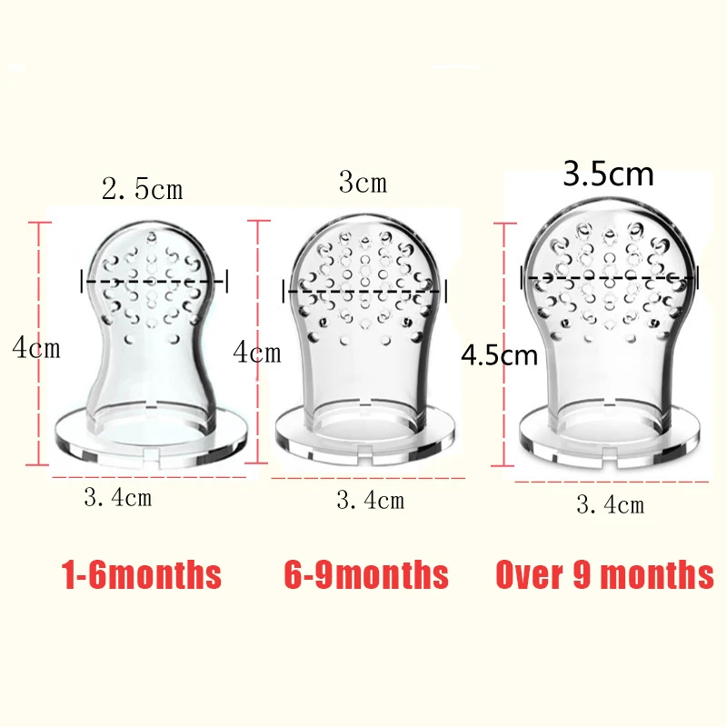 Thức Ăn Cho Bé Núm Vú Giả Kẹp Đậu Nành Giá Đỡ 4in 1 Núm Ti Cho Bé Ăn Silicon Pacifier Quả Trẻ Sơ Sinh Bú Tiếp Liệu Đậu Nành Núm Vú