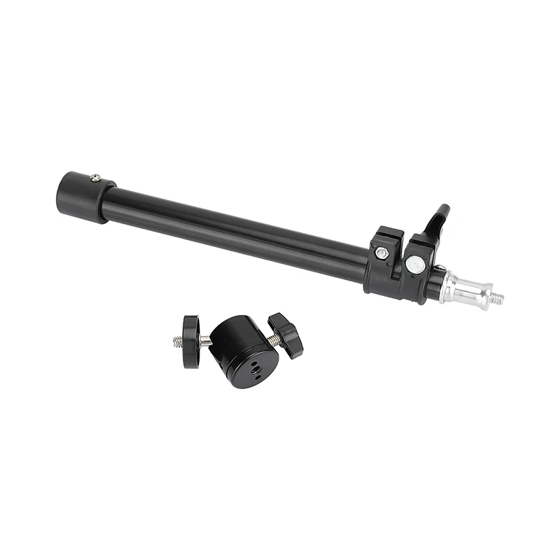 カメラモニター、スマートフォン用の完全に調整可能なボールヘッドホルダーと1/4 "スクリューマウントを備えた優れた拡張可能なデスクマウント