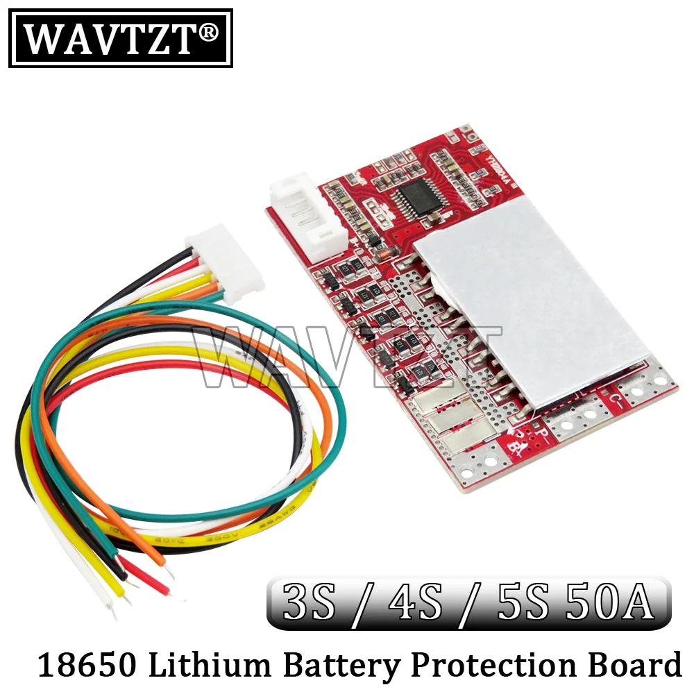 3S 4S 5S 50A BMS deska/55A 3.7V płyta zabezpieczająca baterię litową/3.2V żelazo fosforan/LiFePO4 bateria BMS płyta z balansem