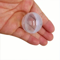 Distributeur automatique de capsules en plastique transparentes vides, jouet de capsules, bonbons, sans jouets, 32mm, 100 pièces