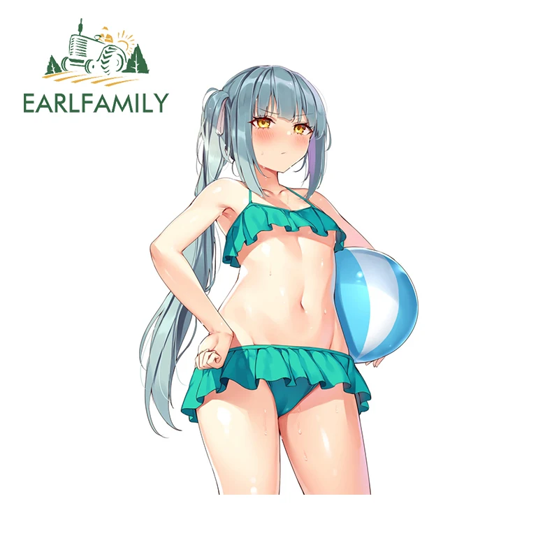 

EARLFAMILY 13cm x 8.5cm for Kantai Collection Car Sticker Funny Occlusion Scratch Decal Creative Laptop Motorcycle Car Styling