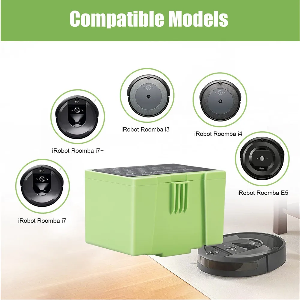 I7 14.4v 3200mah i7バッテリー交換アイロボットルンバeとiシリーズi7 + e5 7150 7550 i3 3150 i3 + 3550 i4 4150 i4 + 4624864