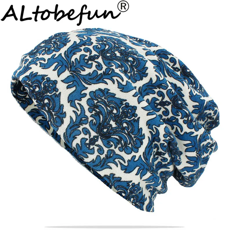 ALTOBEFUN Autumn Winter Hats For Men Vintage Design Ladies Warm Dual-use Skullies Beanies Women Scarf Unisex Face Mask AHT156