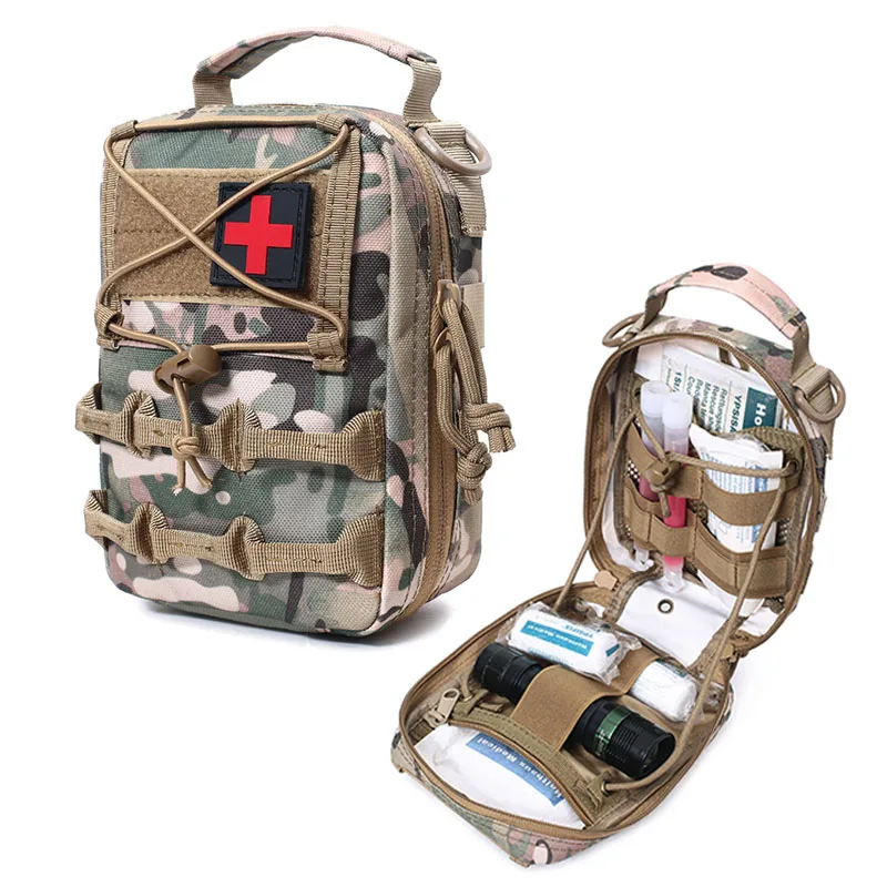 Tactical Molle EDC Pouch Medical First Aid Kit Bag Pouch Waist Pack Utility Tool Bag for Hunting Outdoor Camping Hiking