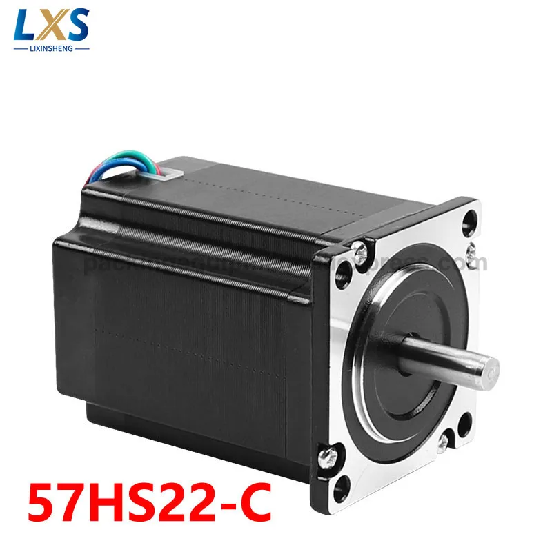 Original Leadshine 2-phase Hybrid Stepper Motor 57HS22-C Double Shaft Mask Machine Stepping Motor