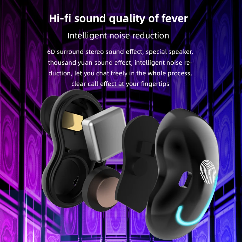 S6 se tws fones de ouvido sem fio bluetooth mini fone controle toque à prova dwaterproof água música estéreo esportes