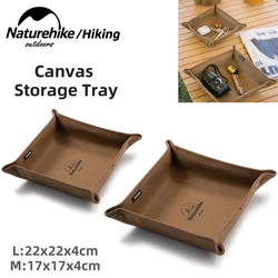 Naturehike Glamping Canvas Tray Desktop Storage Box Outdoor Camping Travel Equipment Accessories Daily Necessities Storage Box