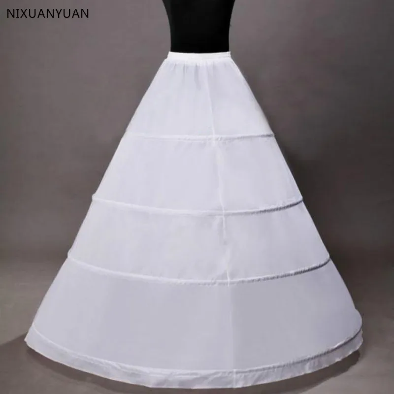 Wedding Petticoat Ball Gown Slips Crinoline 4 Hoop Petticoats for Wedding Dress Underskirt