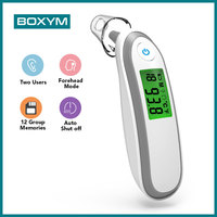 BOXYM Baby Thermometer Infrared Digital LCD Body Measurement Forehead Ear Non-Contact Adult Body Fever Children Termometro