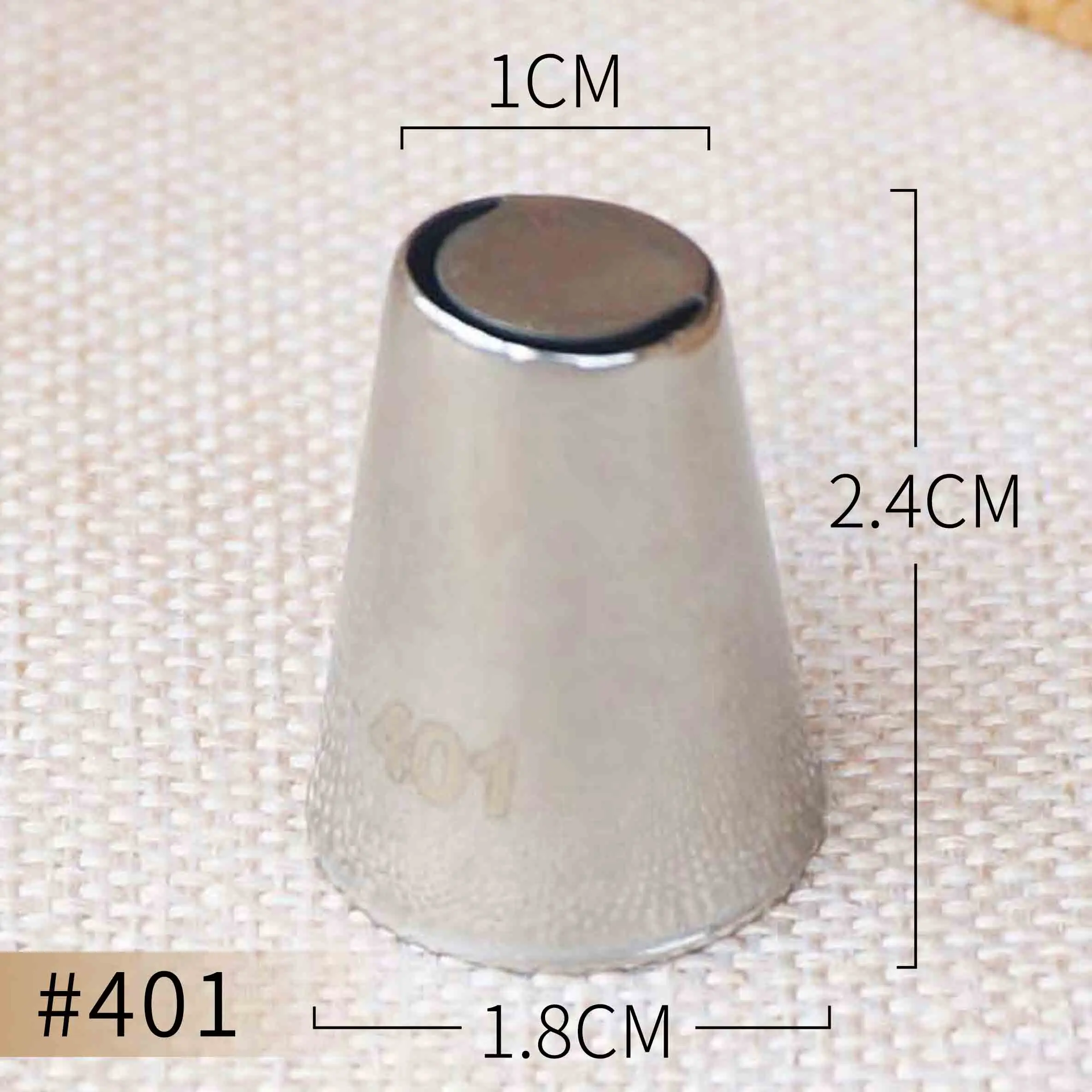 #401 Icing Tip Nozzle Cake Baking Tools Pastry Tools Stainless Steel Decorating Bakeware Create Sun Flower Petals Ruffled