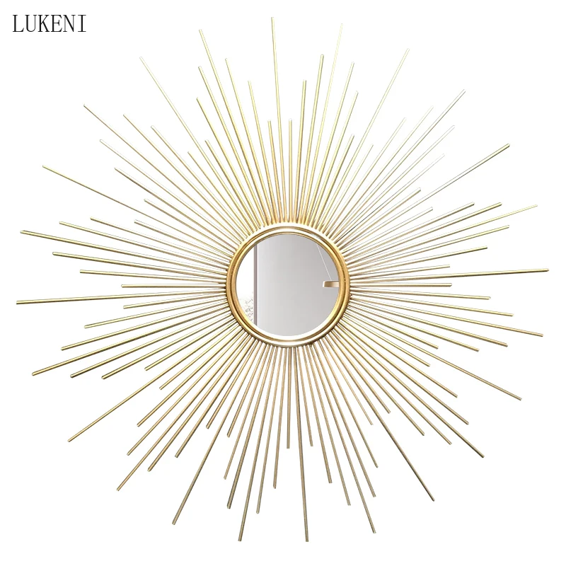 

Китайский светильник, Роскошные Металлические солнцезащитные очки, настенное украшение, настенная Подвеска для гостиной, фоновое украшение для стены, подвеска