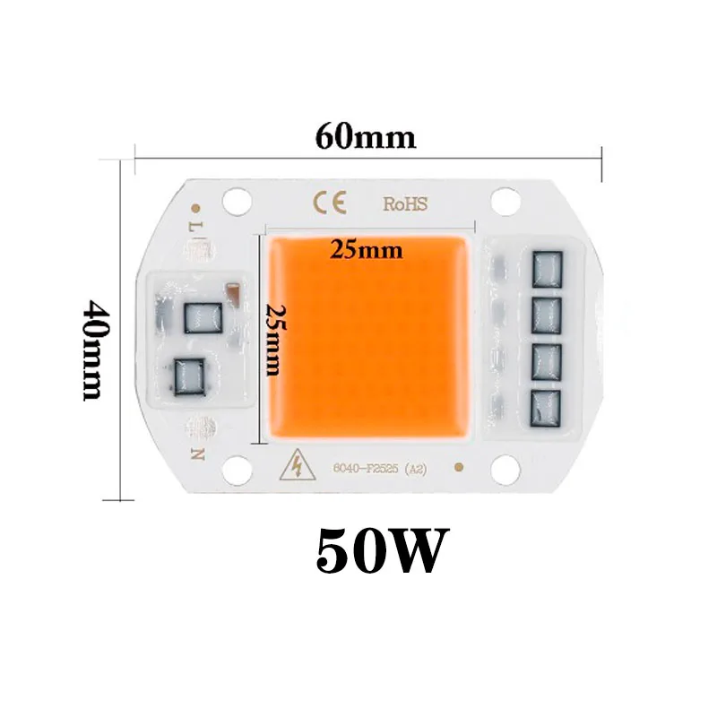 Imagem -06 - Lâmpada de Led para Crescimento de Plantas Ac230v 5w 10w 20w 30w e 50w Espectro Completo para Cultivo de Caixas de Iluminação Aquática Interna