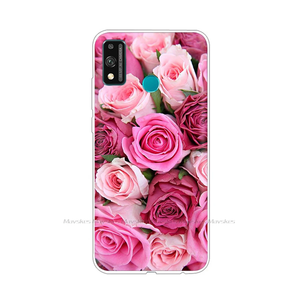 Honor 9X Lite Case Transparent Soft TPU Back Cover for Huawei Honor 9X Lite JSN-L21 Case 6.5'' Silicone Honor 9 X Lite Bumper