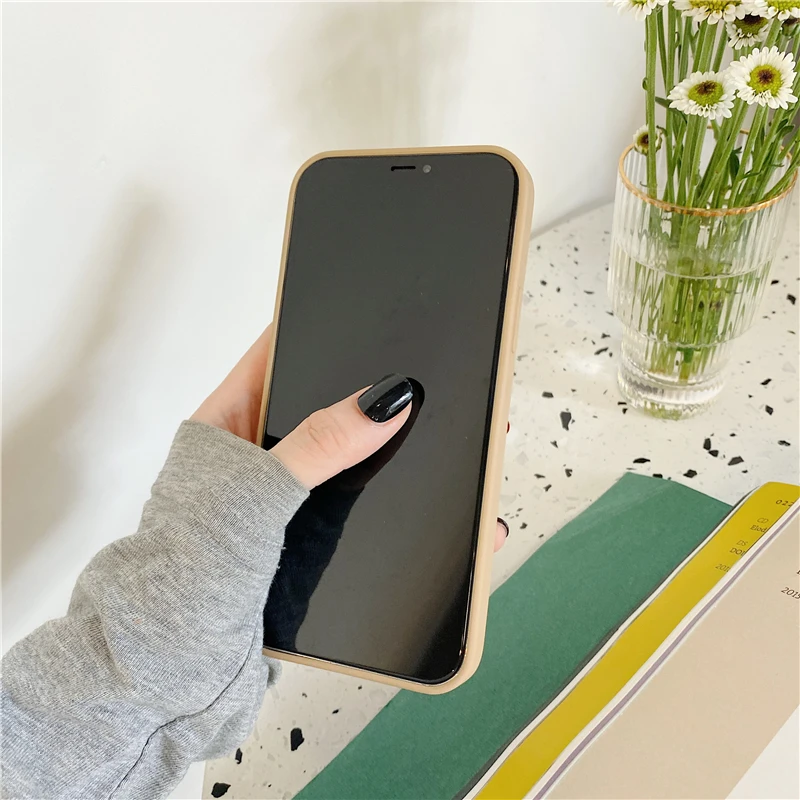 Simple Wood Compress Sawdust Phone Case For iPhone 15 14 13 Pro Max 12 11 X XR XS 8 Plus Solid Shockproof Breathable Cork Cover