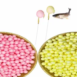 Rompin EPS Foam Floats Ball Beads Beans Buoyancy Sweet Smell Fishing Bait Fishing Tackle Accessory 170/900pcs